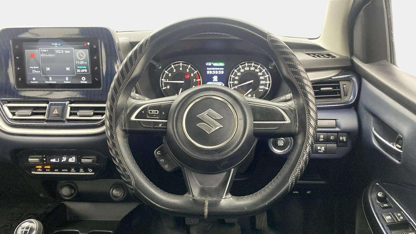 2023 Maruti Baleno  ZETA CNG 1.2L, CNG, Manual, 36,224 km, Steering Wheel Close Up