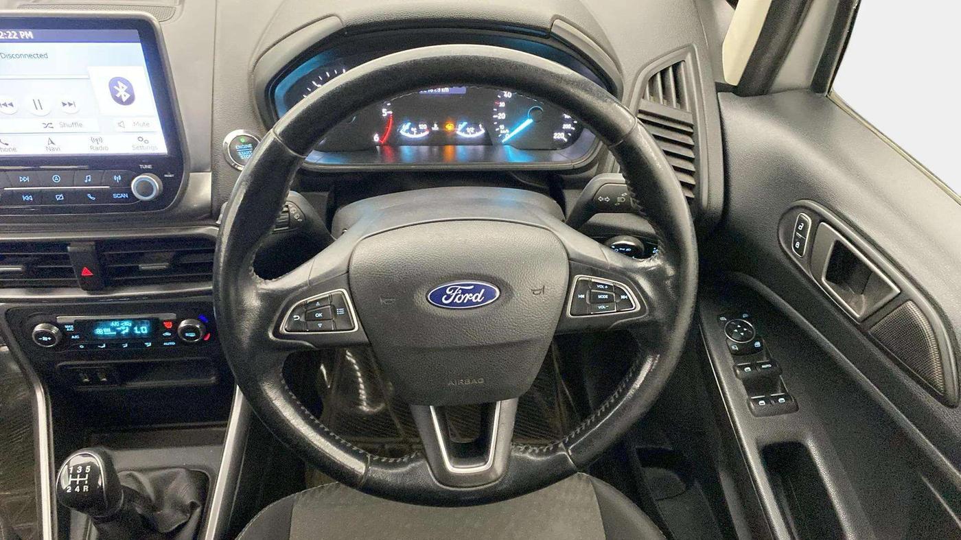 2019 Ford Ecosport TITANIUM 1.5L DIESEL, Diesel, Manual, 76,428 km, Steering Wheel Close Up