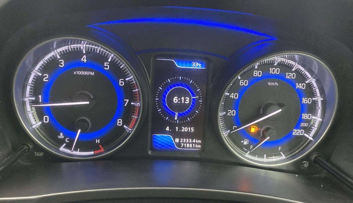 2016 Maruti Baleno ZETA PETROL 1.2, Petrol, Manual, 71,857 km, Odometer Image