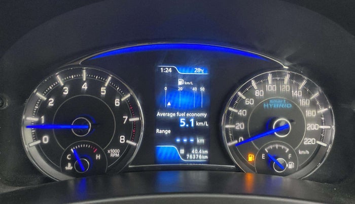 2018 Maruti Ciaz DELTA 1.5 SHVS MT PETROL, Petrol, Manual, 76,330 km, Odometer Image