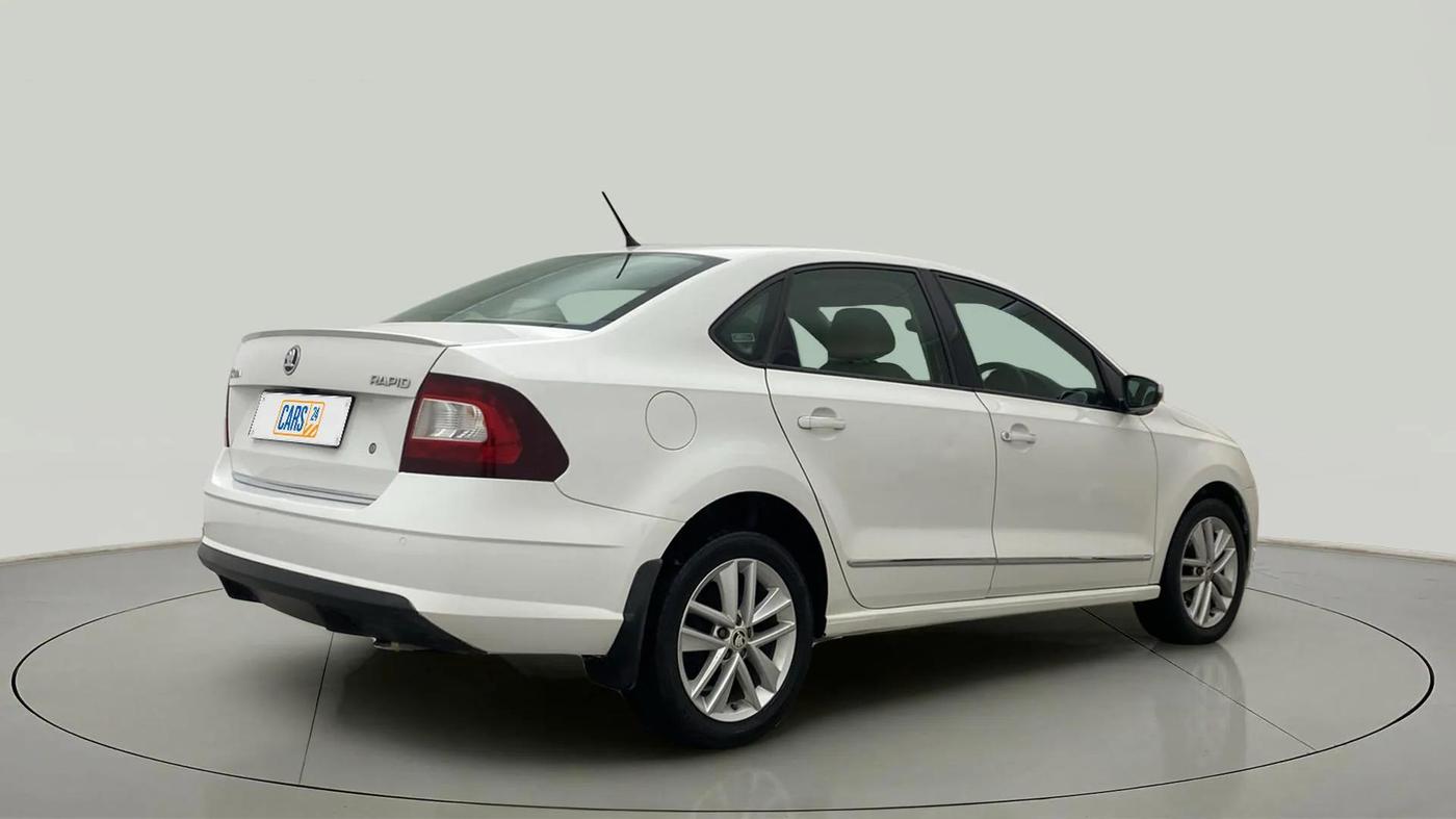 2021 Skoda Rapid STYLE AT TSI, Petrol, Automatic, 45,972 km, Right Back Diagonal