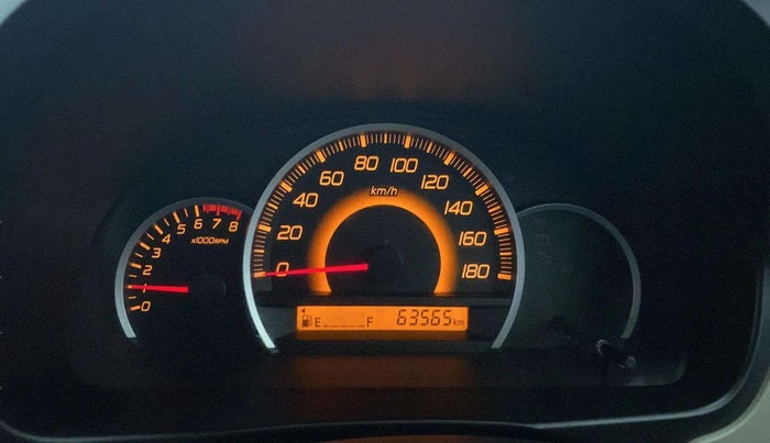 2013 Maruti Wagon R 1.0 VXI, Petrol, Manual, 63,539 km, Odometer Image