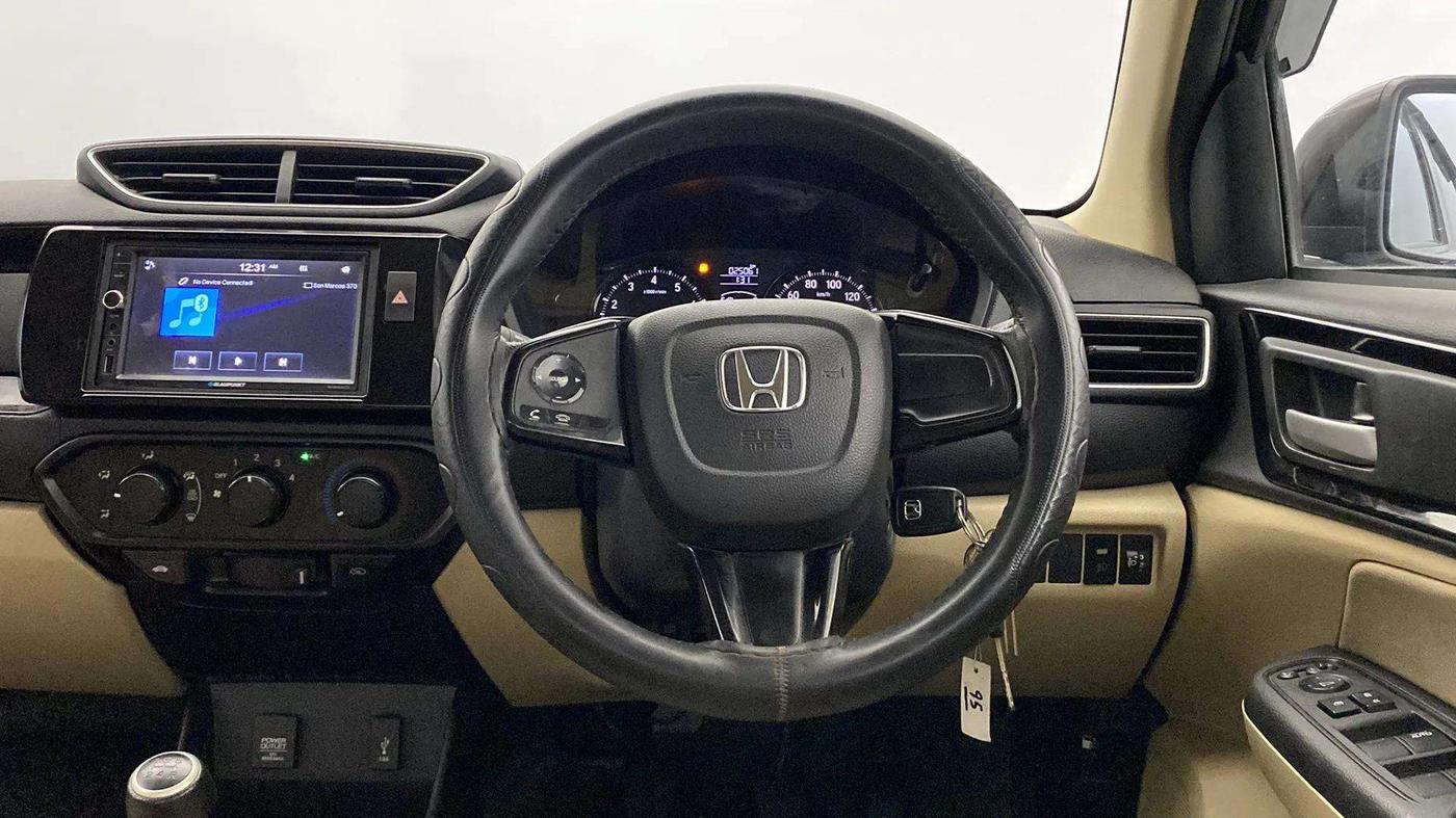 2021 Honda Amaze 1.2L I-VTEC S, Petrol, Manual, 25,040 km, Steering Wheel Close Up