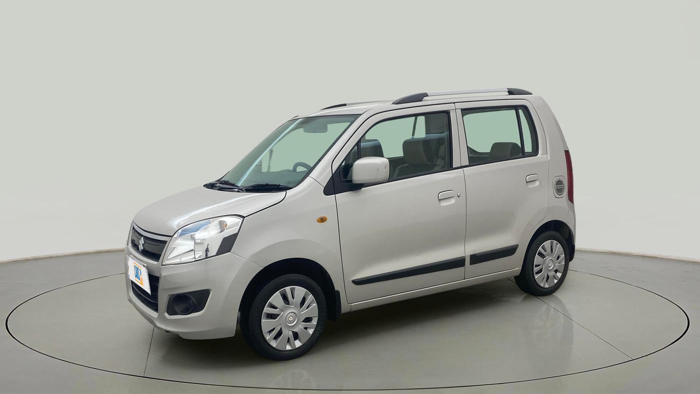 2017 Maruti Wagon R 1.0 VXI, CNG, Manual, 81,879 km, Left Front Diagonal