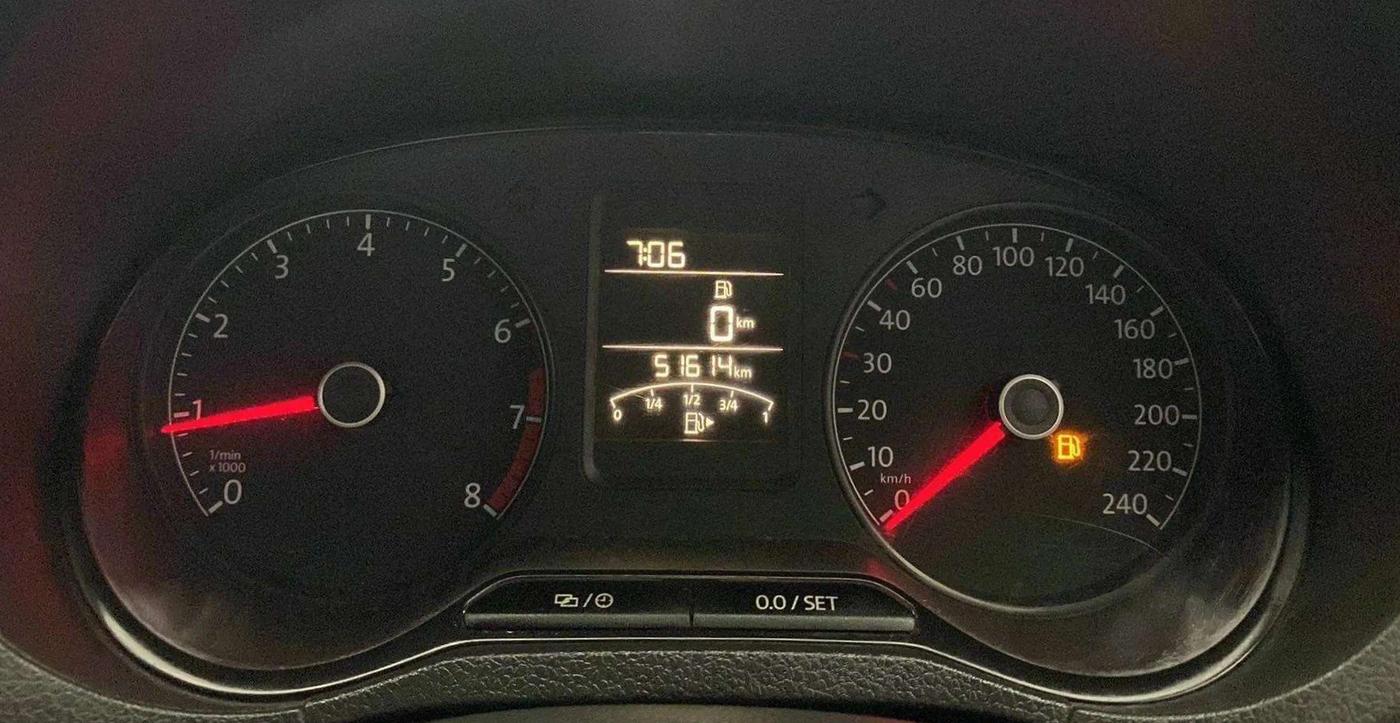 2016 Volkswagen Polo COMFORTLINE 1.2L, Petrol, Manual, 51,594 km, Odometer Image