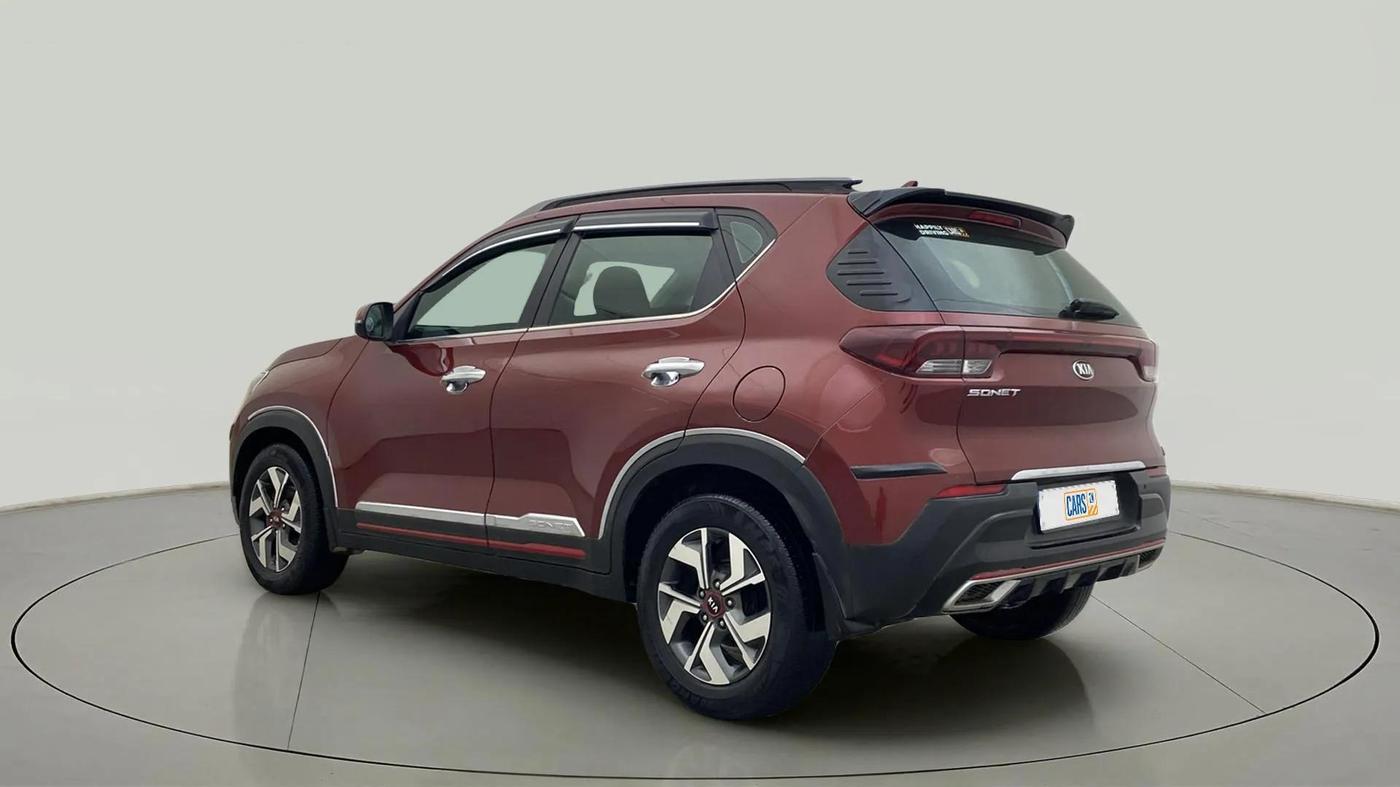 2020 KIA SONET GTX PLUS 1.5 AT, Diesel, Automatic, 72,242 km, Left Back Diagonal