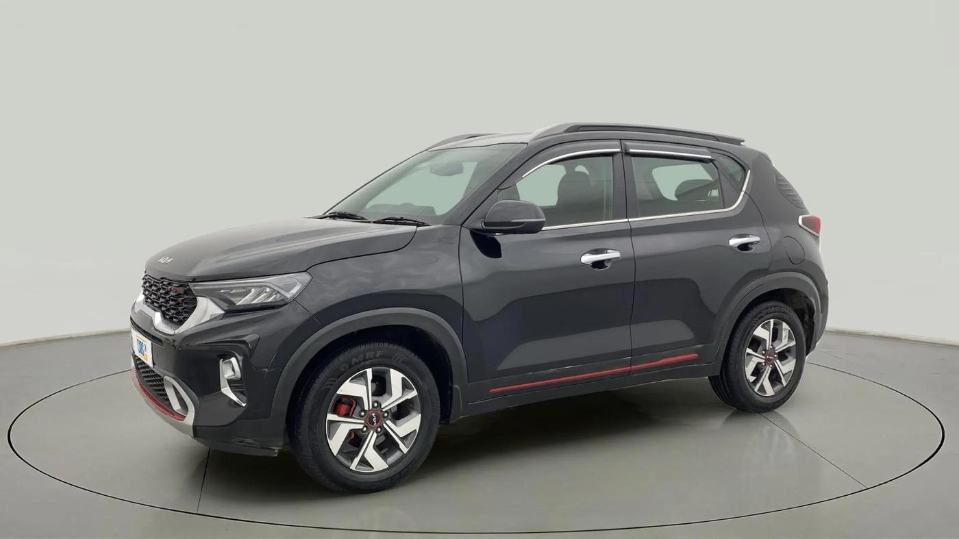 2021 KIA SONET GTX PLUS 1.5 AT, Diesel, Automatic, 29,027 km, Left Front Diagonal