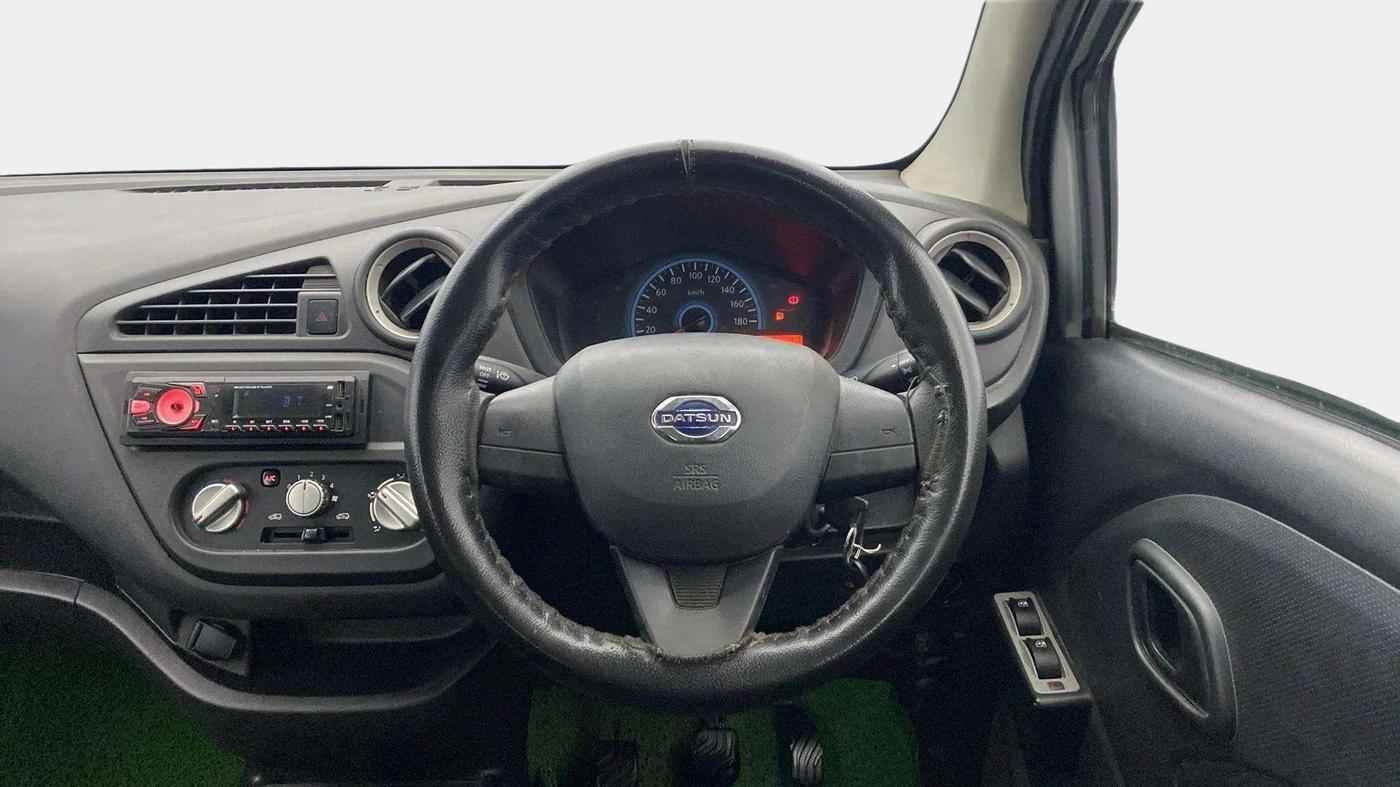 2019 Datsun Redi Go A, Petrol, Manual, 59,649 km, Steering Wheel Close Up