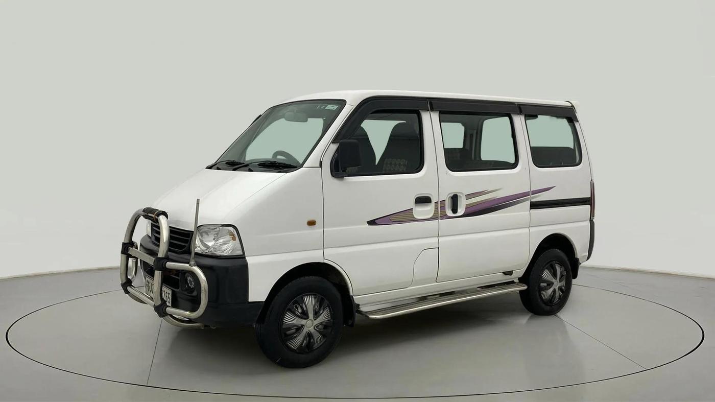 2014 Maruti Eeco 5 STR WITH A/C+HTR, Petrol, Manual, 52,345 km, Left Front Diagonal