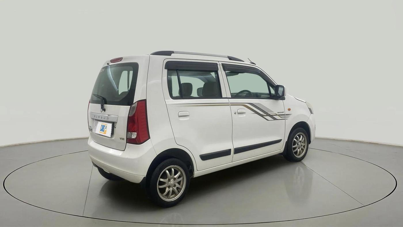 2017 Maruti Wagon R 1.0 VXI, Petrol, Manual, 59,954 km, Right Back Diagonal