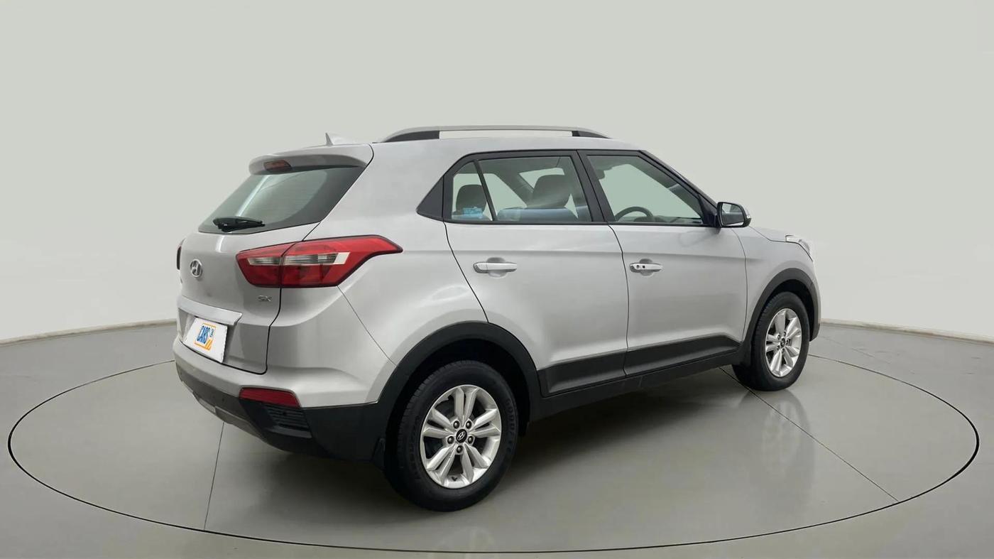 2017 Hyundai Creta SX PLUS 1.6 PETROL, Petrol, Manual, 46,500 km, Right Back Diagonal