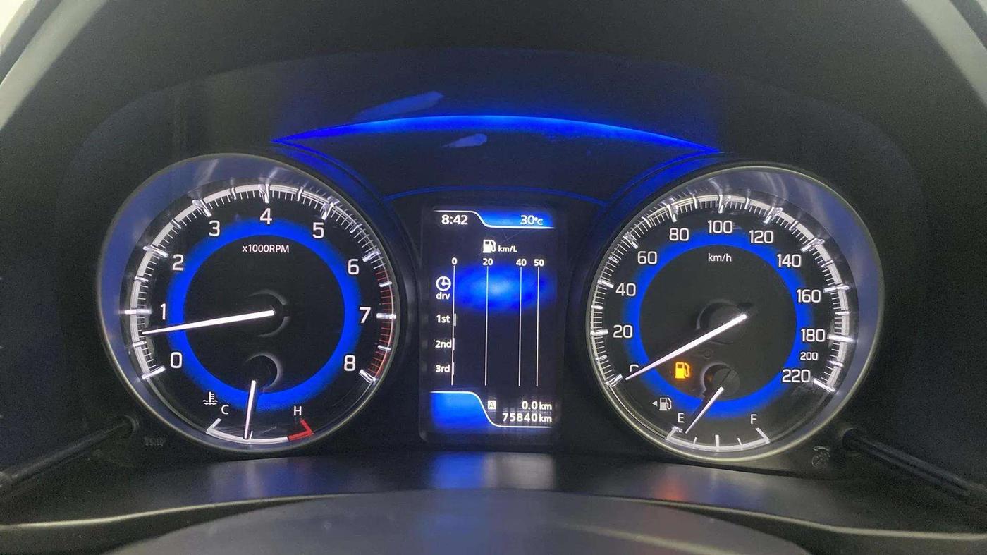 2021 Maruti Baleno ZETA PETROL 1.2, Petrol, Manual, 75,842 km, Odometer Image