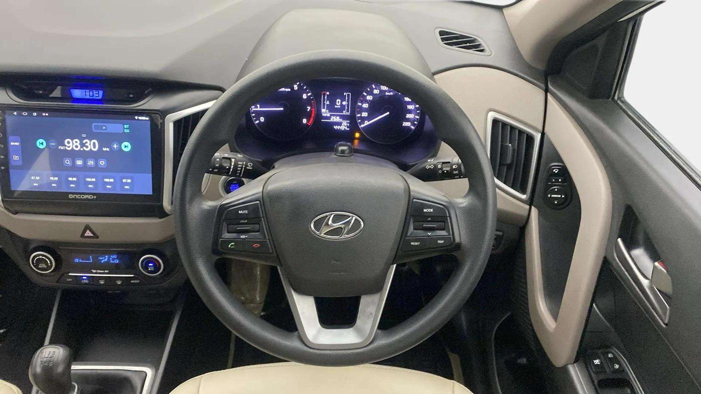 2016 Hyundai Creta SX PLUS 1.6 PETROL, Petrol, Manual, 44,833 km, Steering Wheel Close Up