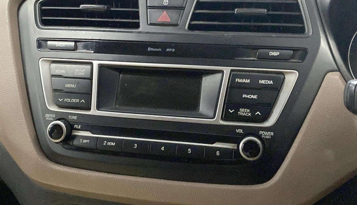 2017 Hyundai Elite i20 SPORTZ 1.2, Petrol, Manual, 69,367 km, Infotainment system - Display is damaged