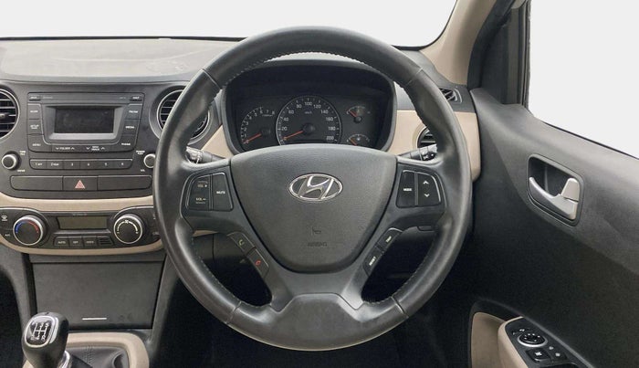 2016 Hyundai Xcent SX 1.2 (O), Petrol, Manual, 33,493 km, Steering Wheel Close Up