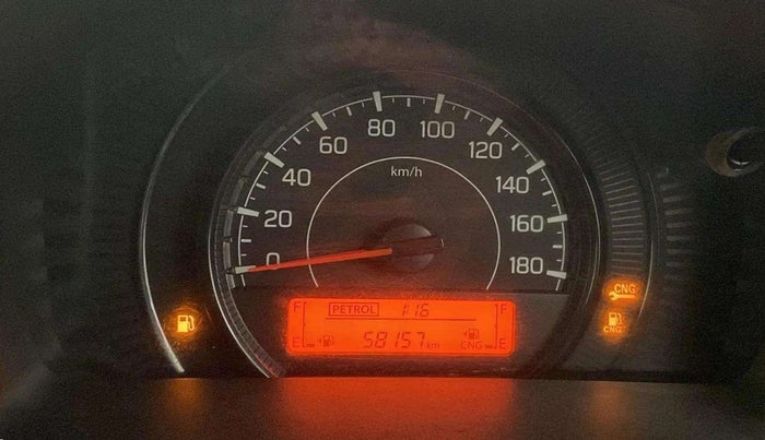 2022 Maruti New Wagon-R VXI CNG 1.0, CNG, Manual, 58,154 km, Odometer Image