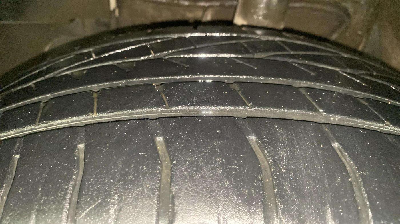 2019 Tata NEXON XZA PLUS PETROL, Petrol, Automatic, 11,111 km, Left Front Tyre Tread