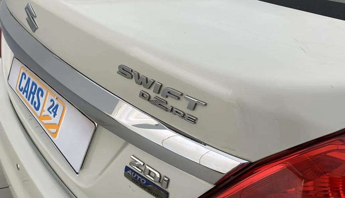 2017 Maruti Swift Dzire ZDI AMT, Diesel, Automatic, 81,456 km, Dicky (Boot door) - Paint has minor damage