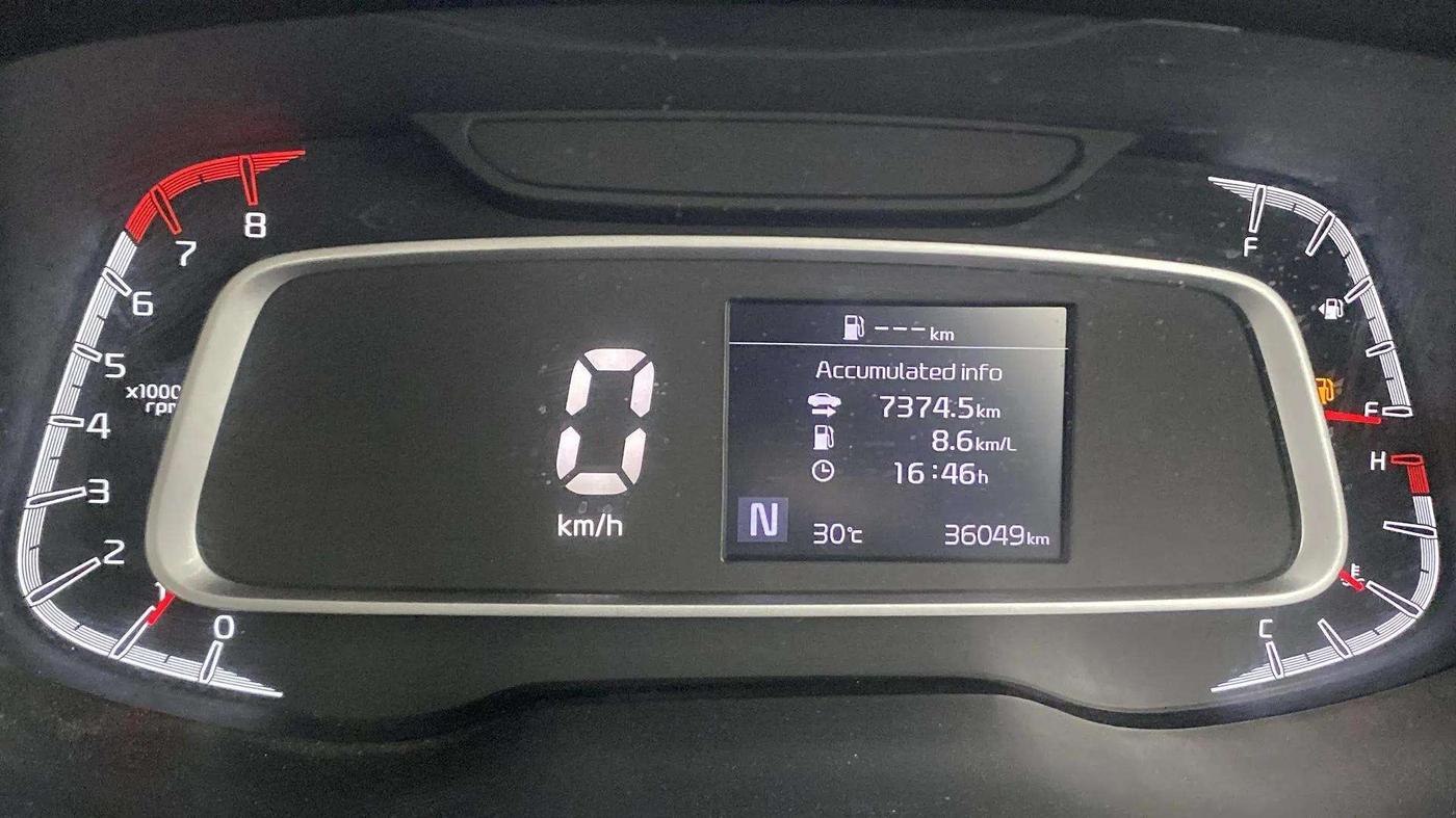 2021 KIA SONET HTK PLUS 1.0 IMT, Petrol, Manual, 36,224 km, Odometer Image