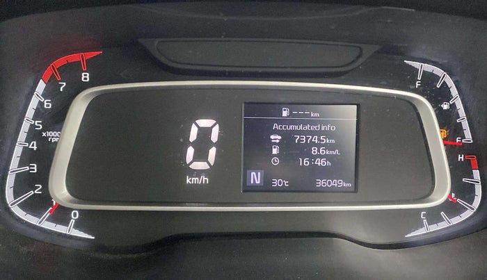 2021 KIA SONET HTK PLUS 1.0 IMT, Petrol, Manual, 36,045 km, Odometer Image