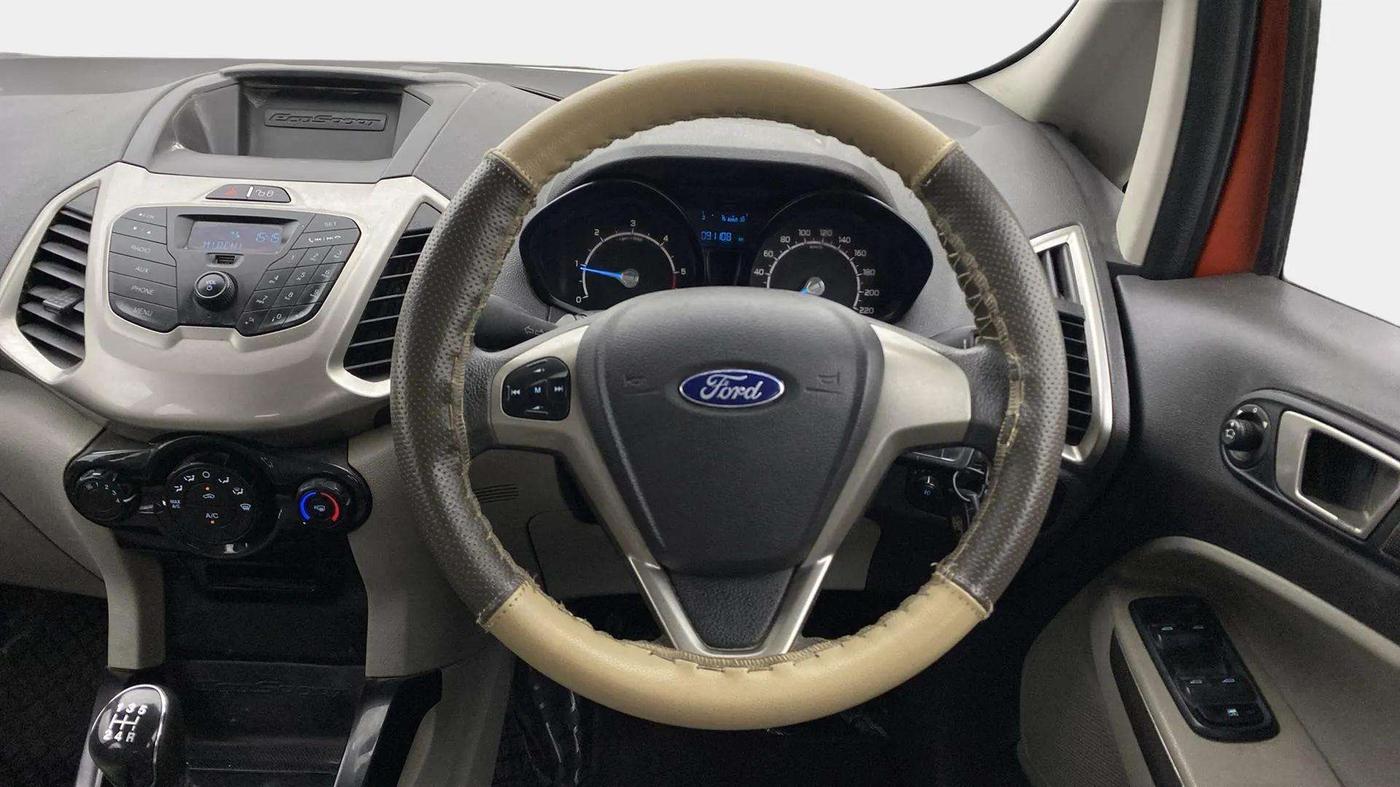 2013 Ford Ecosport TREND 1.5L DIESEL, Diesel, Manual, 91,131 km, Steering Wheel Close Up