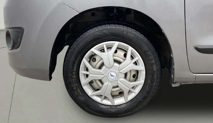 2014 Maruti Wagon R 1.0 LXI, Petrol, Manual, 84,418 km, Left Front Wheel