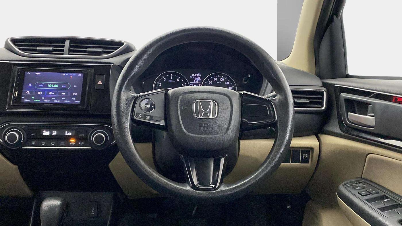 2019 Honda Amaze 1.2L I-VTEC V CVT, Petrol, Automatic, 42,401 km, Steering Wheel Close Up