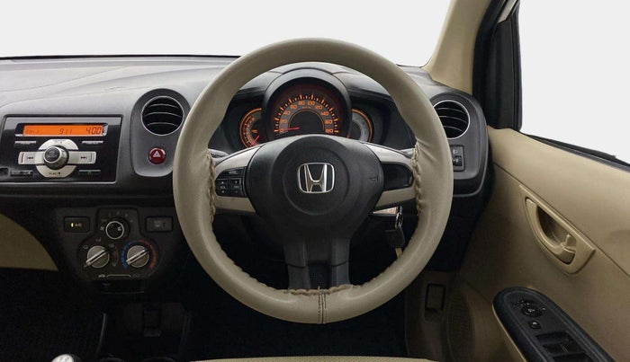 2014 Honda Brio S MT, Petrol, Manual, 48,729 km, Steering Wheel Close Up