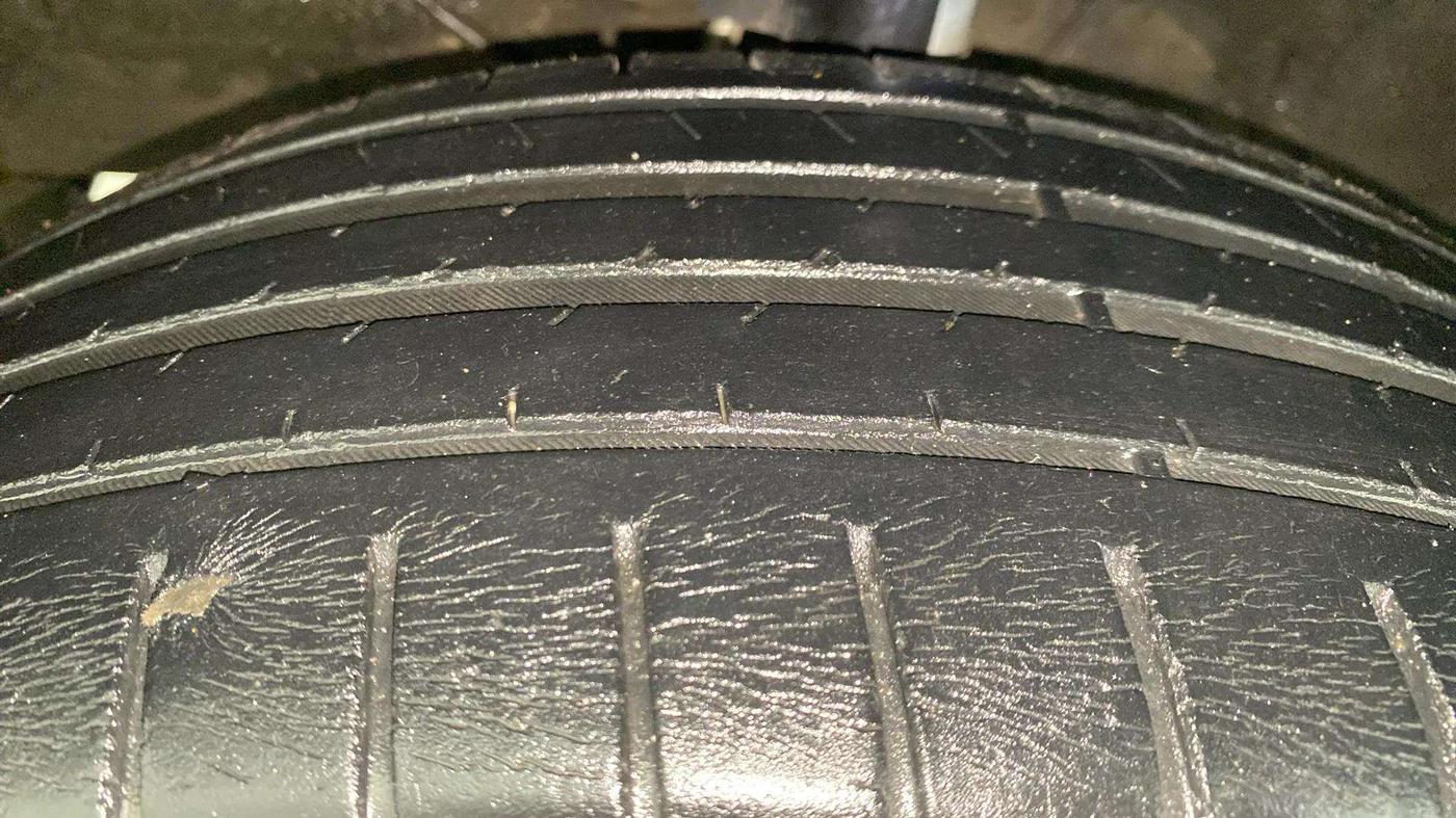 2017 Maruti Baleno ZETA PETROL 1.2, Petrol, Manual, 59,954 km, Left Front Tyre Tread