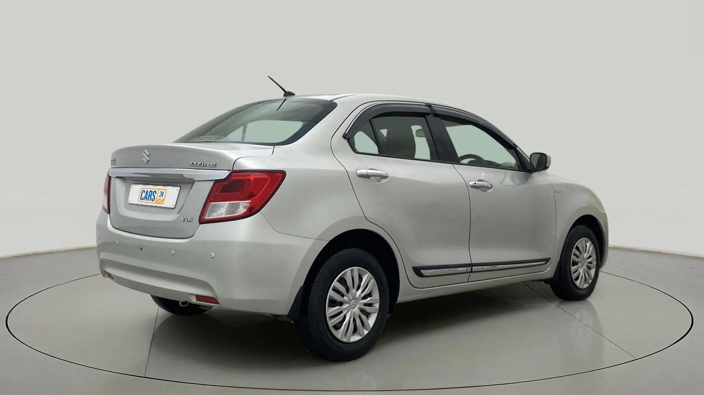 2017 Maruti Dzire VDI, Diesel, Manual, 63,449 km, Right Back Diagonal