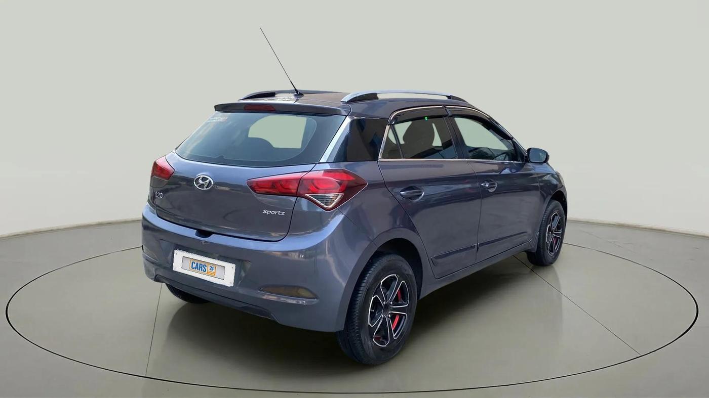 2017 Hyundai Elite i20 SPORTZ 1.2, Petrol, Manual, 75,495 km, Right Back Diagonal