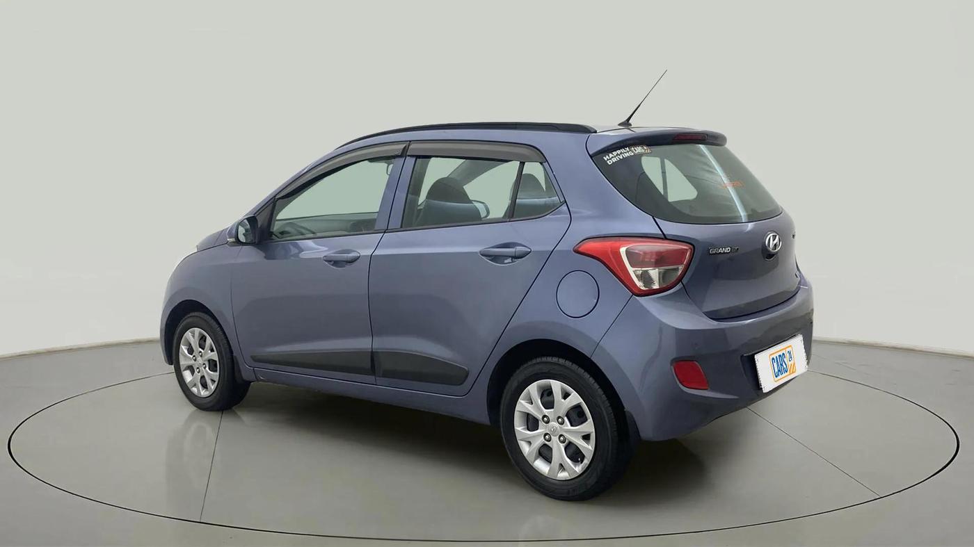 2016 Hyundai Grand i10 SPORTZ 1.2 KAPPA VTVT, Petrol, Manual, 38,659 km, Left Back Diagonal