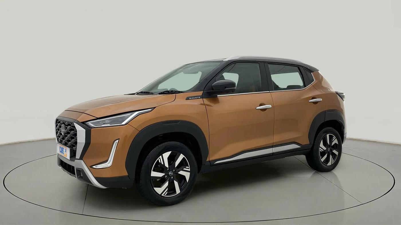2024 Nissan MAGNITE Tekna Plus B4D 1.0 Petrol AMT Dual Tone, Petrol, Automatic, 2,964 km, Left Front Diagonal