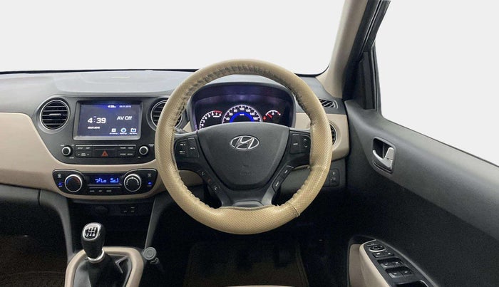 2017 Hyundai Grand i10 ASTA 1.2 KAPPA VTVT, CNG, Manual, 46,160 km, Steering Wheel Close Up