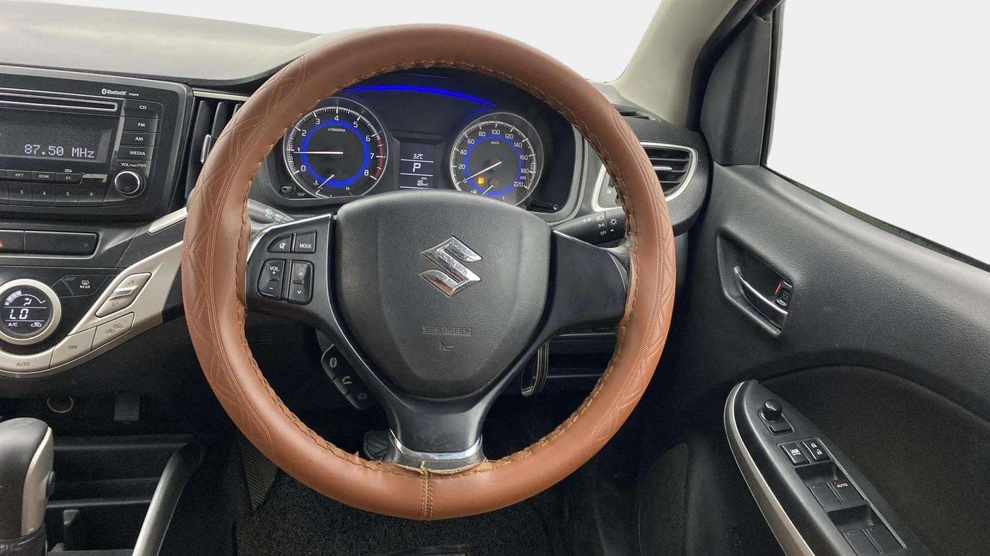 2016 Maruti Baleno DELTA CVT PETROL 1.2, Petrol, Automatic, 92,398 km, Steering Wheel Close Up