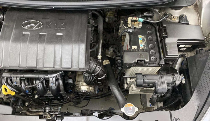 2021 Hyundai GRAND I10 NIOS SPORTZ AMT 1.2 KAPPA VTVT, Petrol, Automatic, 12,833 km, Engine View - Left