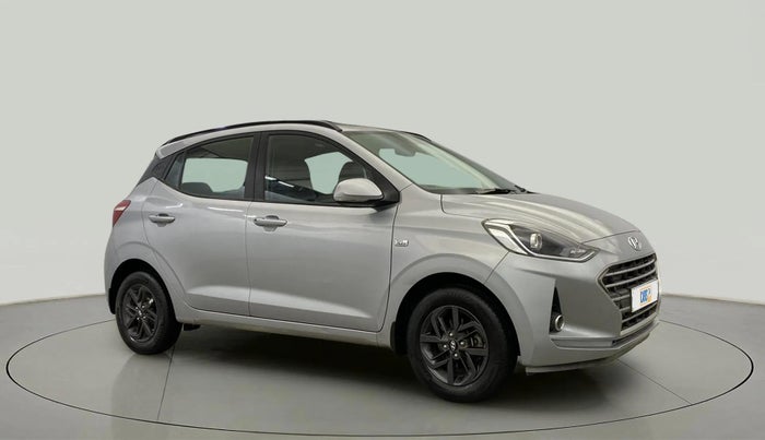 2021 Hyundai GRAND I10 NIOS SPORTZ AMT 1.2 KAPPA VTVT, Petrol, Automatic, 12,833 km, Right Front Diagonal