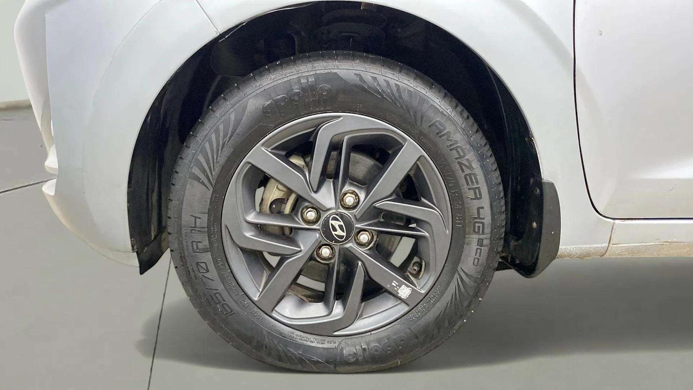 2021 Hyundai GRAND I10 NIOS SPORTZ AMT 1.2 KAPPA VTVT, Petrol, Automatic, 13,322 km, Left Front Wheel