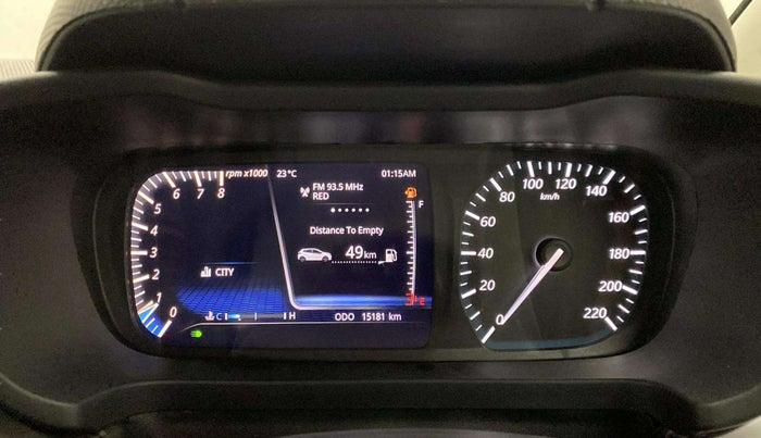 2023 Tata ALTROZ  XZ Plus (O) (S), Petrol, Manual, 15,177 km, Odometer Image