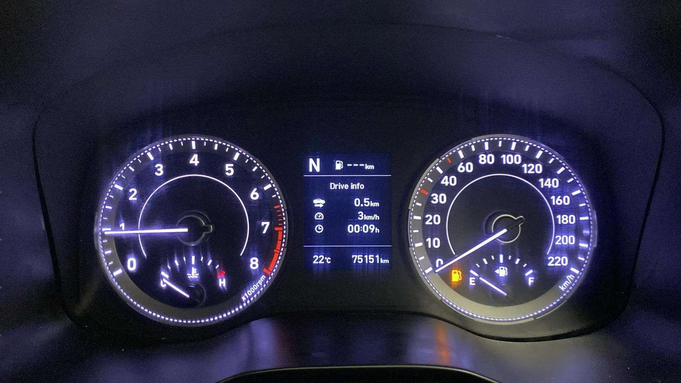 2020 Hyundai VENUE SX 1.0 TURBO IMT, Petrol, Manual, 75,349 km, Odometer Image