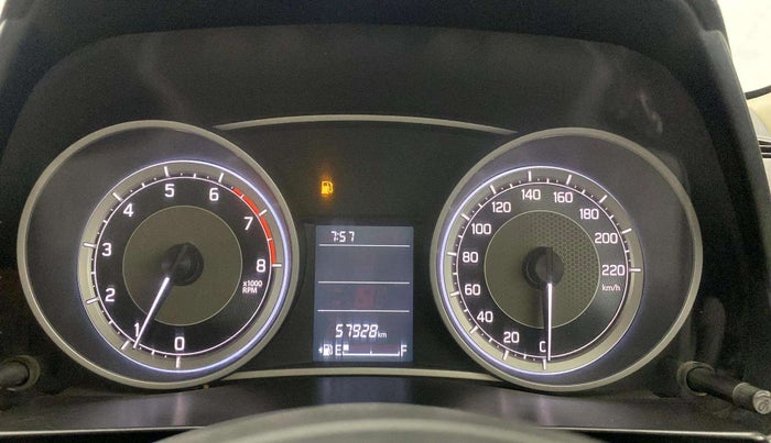 2017 Maruti Dzire VXI, Petrol, Manual, 57,980 km, Odometer Image