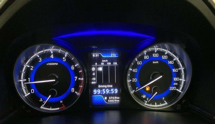 2021 Maruti Baleno ZETA PETROL 1.2, Petrol, Manual, 54,856 km, Odometer Image