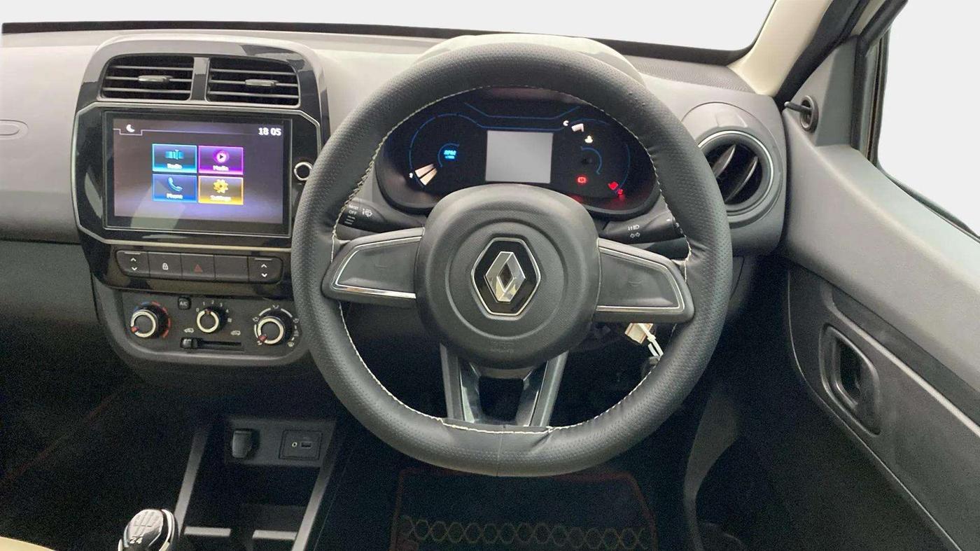 2021 Renault Kwid RXT 1.0 (O), Petrol, Manual, 76,899 km, Steering Wheel Close Up
