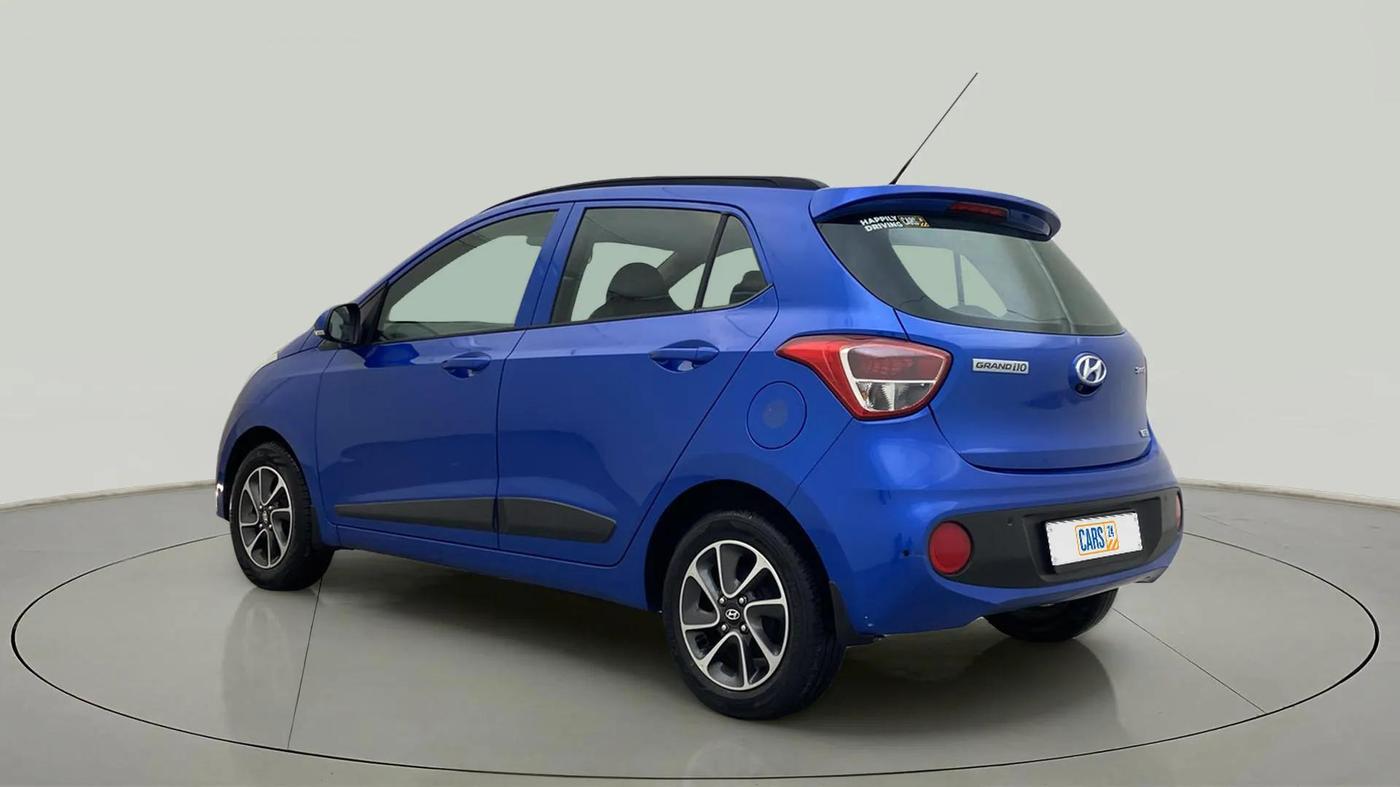 2019 Hyundai Grand i10 SPORTZ AT 1.2 KAPPA VTVT, Petrol, Automatic, 30,336 km, Left Back Diagonal