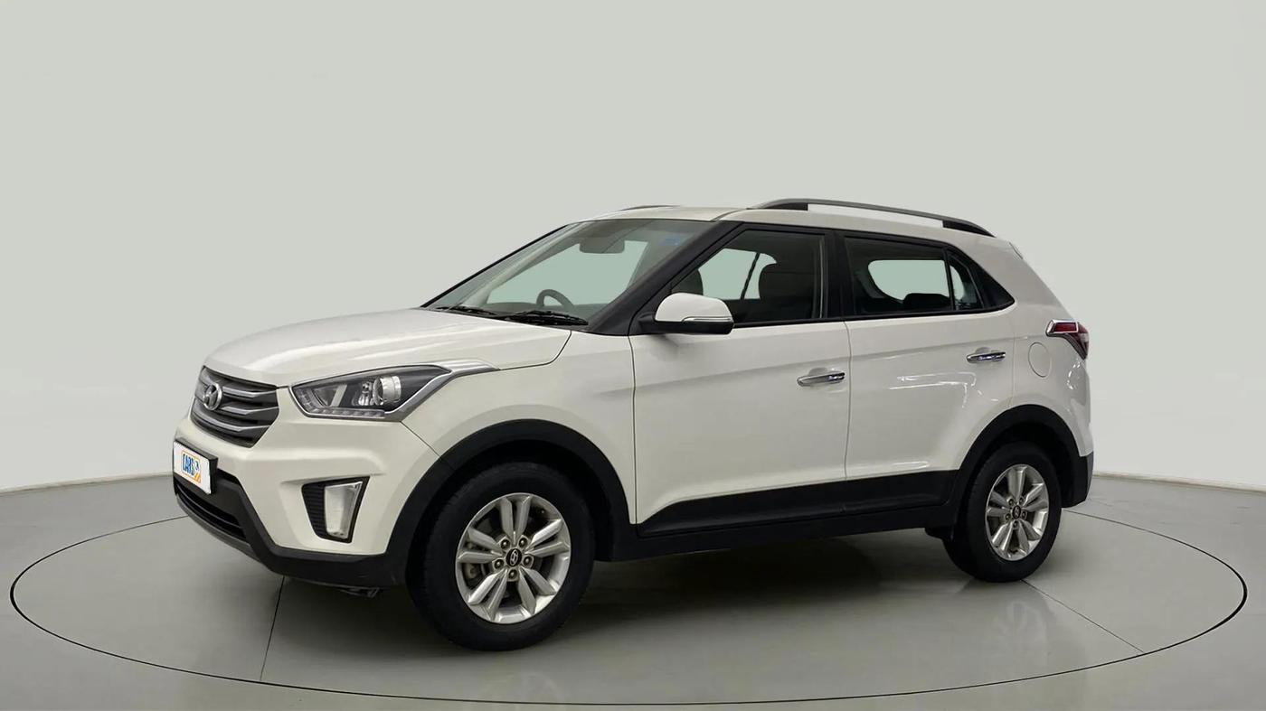 2015 Hyundai Creta SX PLUS 1.6 PETROL, Petrol, Manual, 58,843 km, Left Front Diagonal