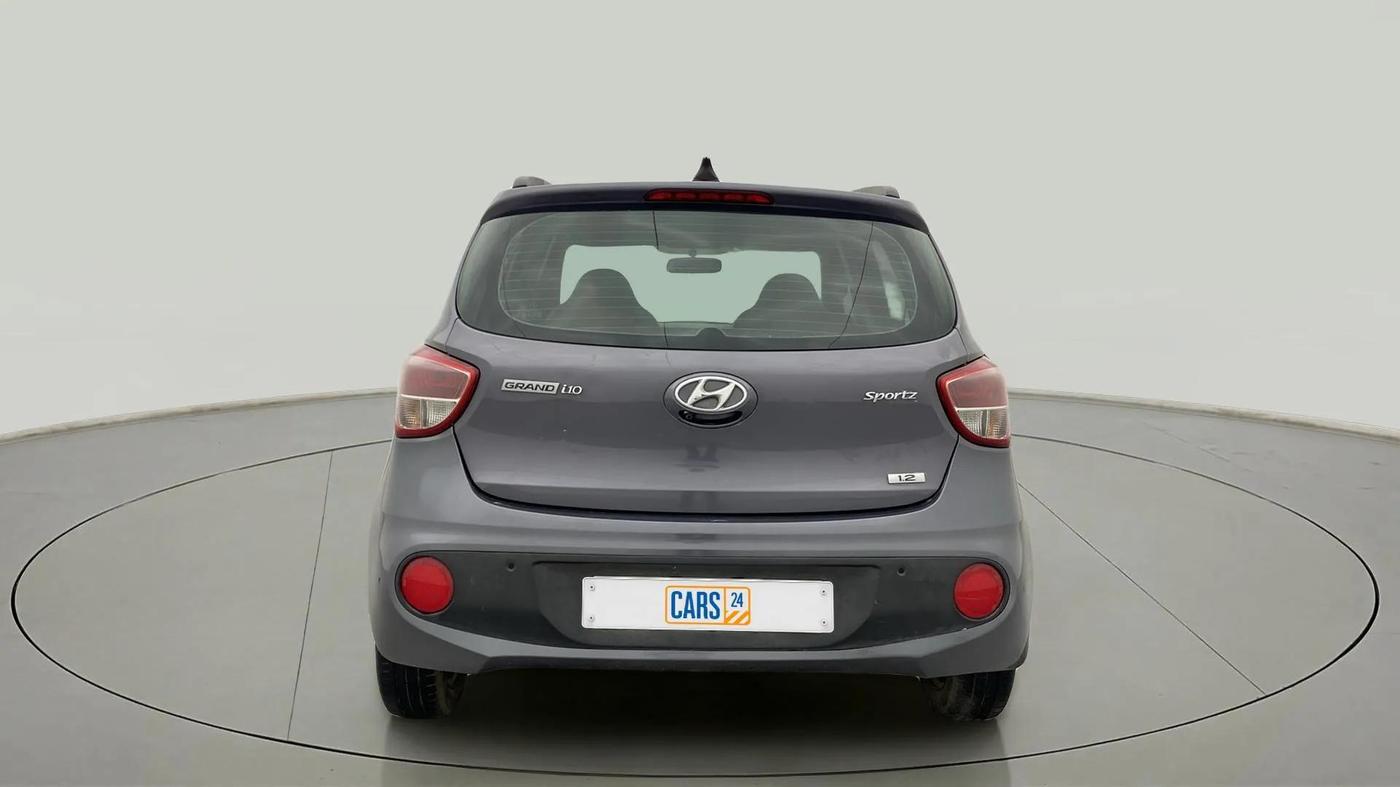 2017 Hyundai Grand i10 SPORTZ (O) 1.2 KAPPA VTVT, Petrol, Manual, 36,676 km, Back/Rear