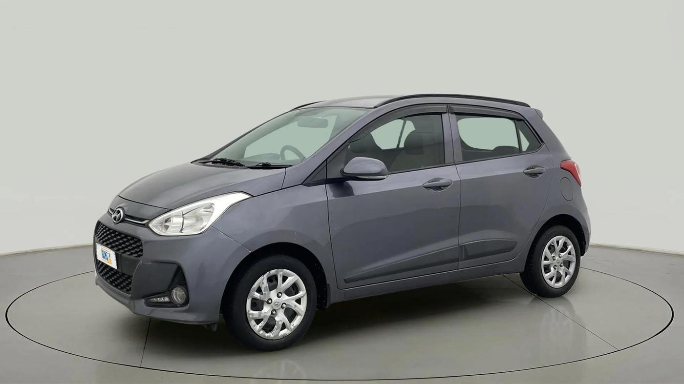 2017 Hyundai Grand i10 SPORTZ (O) 1.2 KAPPA VTVT, Petrol, Manual, 36,676 km, Left Front Diagonal