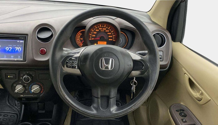 2014 Honda Amaze 1.2L I-VTEC S, Petrol, Manual, 62,186 km, Steering Wheel Close Up