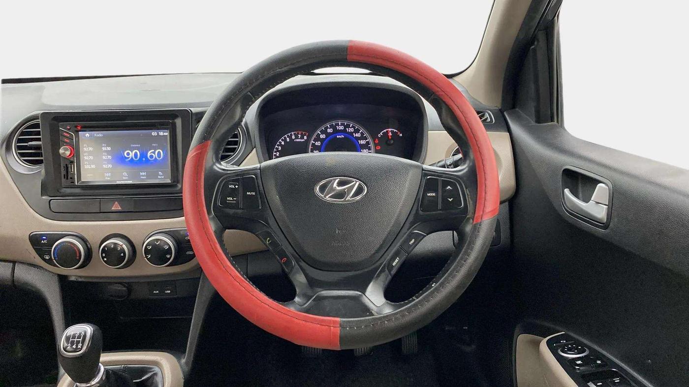 2014 Hyundai Grand i10 ASTA 1.2 KAPPA VTVT, Petrol, Manual, 99,191 km, Steering Wheel Close Up