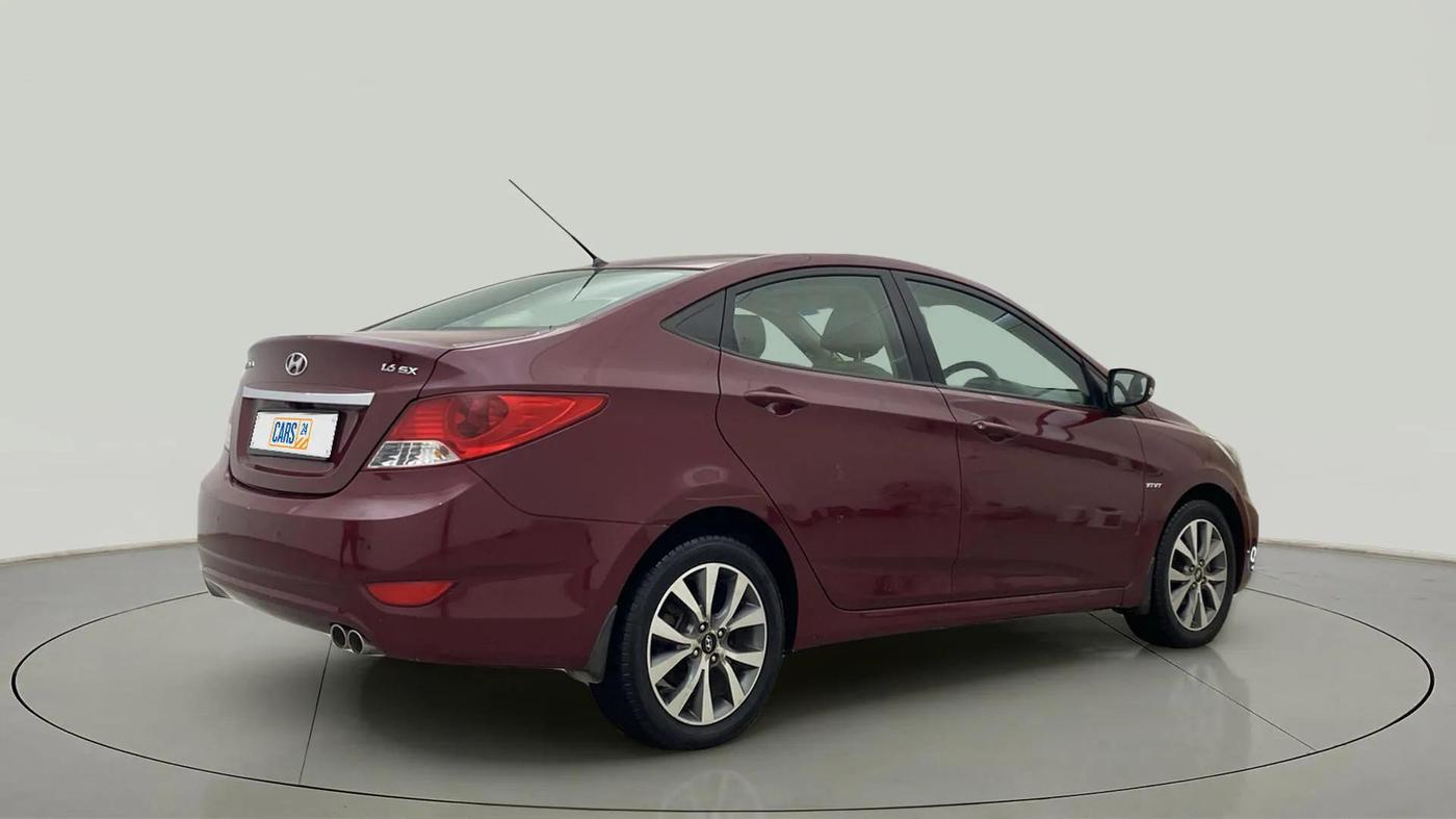 2014 Hyundai Verna FLUIDIC 1.6 VTVT SX, Petrol, Manual, 78,035 km, Right Back Diagonal